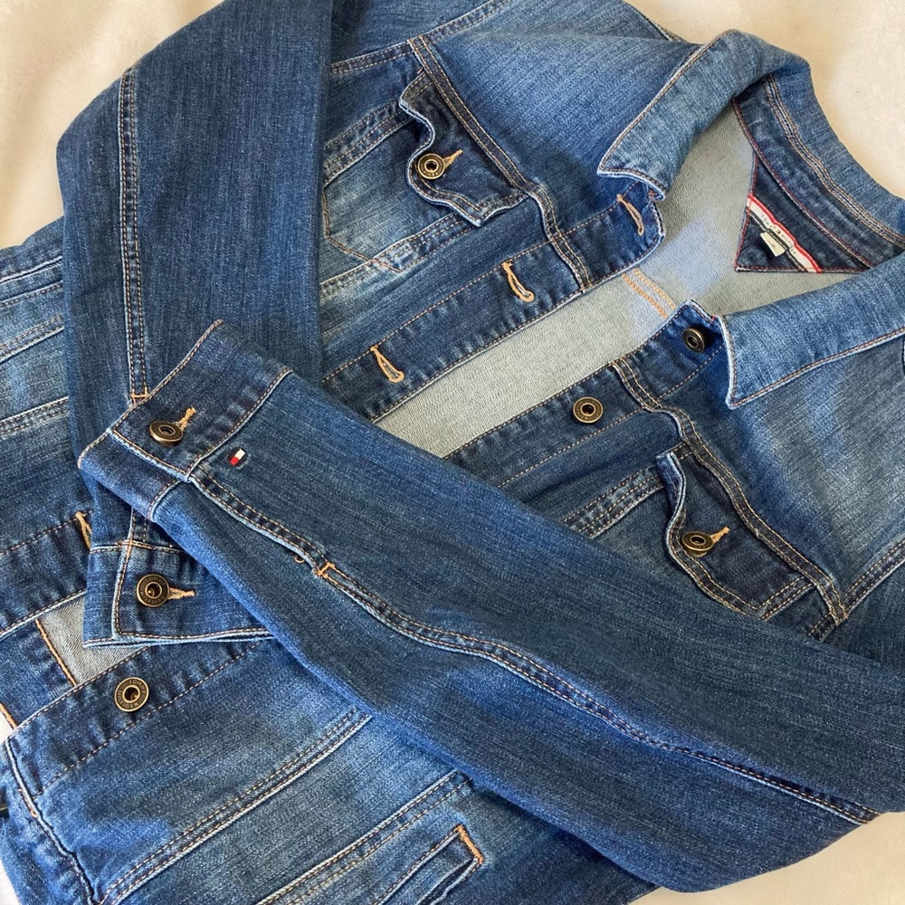 Tommy Hilfiger Denim Jacket, Size Large, Like New